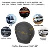 VINPATIO RV Tire Covers 4 Pack, Waterproof Thickening Leather Tire