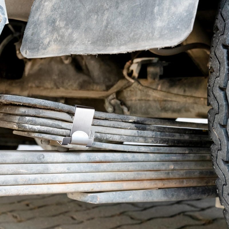 4 Pcs Stainless Steel 2.5” Wide Leaf Spring Clamp Kit,