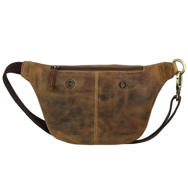 Greenburry Vintage Belt Bag Leather 22 cm, brown, Casual