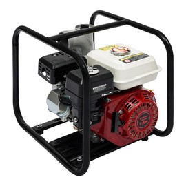 LINISHOP 3 Inch 4-Stroke 7.5 HP Gasoline Engine Water Pump 210CC Gasoline Powered Water Transfer Pump 5.5kw 3600RPM Portable High Pressure Water Transfer Pump for Garden Irrigation Pumping Drainage