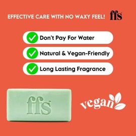 FFS Beauty Nourish & Replenish: Shampoo Bar with Hemi-Squalane - Solid Shampoo, Shampoo Soap Bar, Hair Soap Bar Shampoo