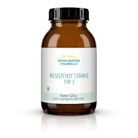 Heidelberger Chlorella Resistant Strength Type 3 Powder, High-Quality Food Source for Gut Bacteria, Vegan and Lactose and Peanut Free, 320 g