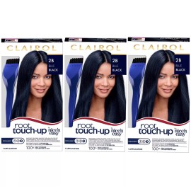 Clairol 3 Pack Clairol Nice 'N Easy Root Touch-Up, Permanent Hair Color, 2B Blue Black
