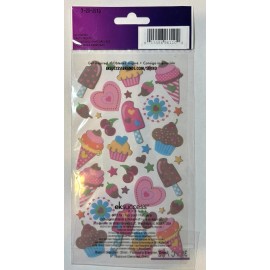 Sticko 39pc Tasty Treats Stickers Ice Cream Hearts Scrapbooking Journaling