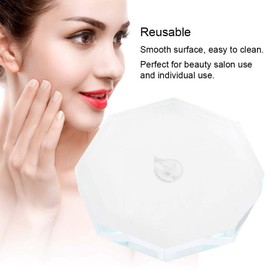 Eyelash Glue Holder, Glass Eyelash Extension Glue Holder Eyelashes Gropper Pads Eyelashes Palette Holder