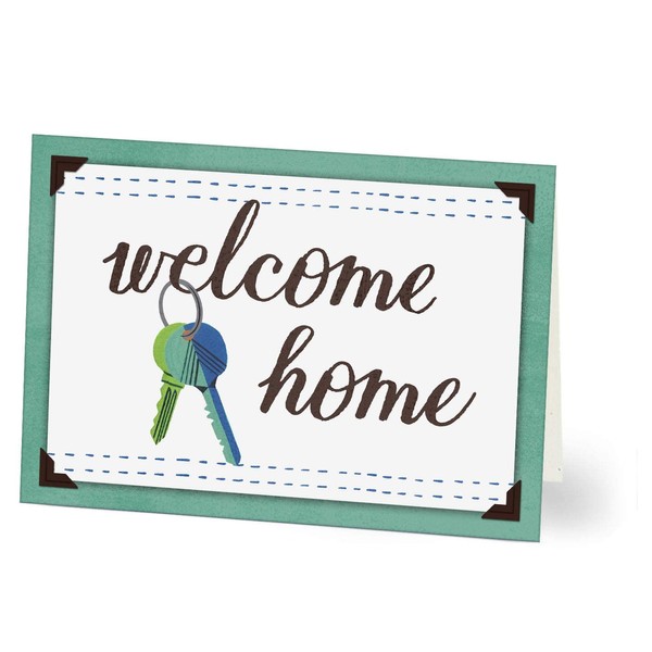 Hallmark Business New Home Card for Realtors, Real Estate Agents and Insurance Agents (Welcome Home Keys) (Pack of 100 Greeting Cards)