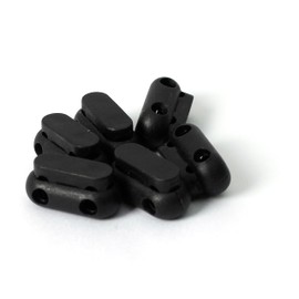 Cord Stopper, 2 Holes, 0.1 inch (2.9 mm), 6 Pieces, Cord Fastener, Cord Lock, Fastener, Cord Lock, Cord Lock, Handmade, Fastener, Material Parts, DIY Crafts, Handmade Materials