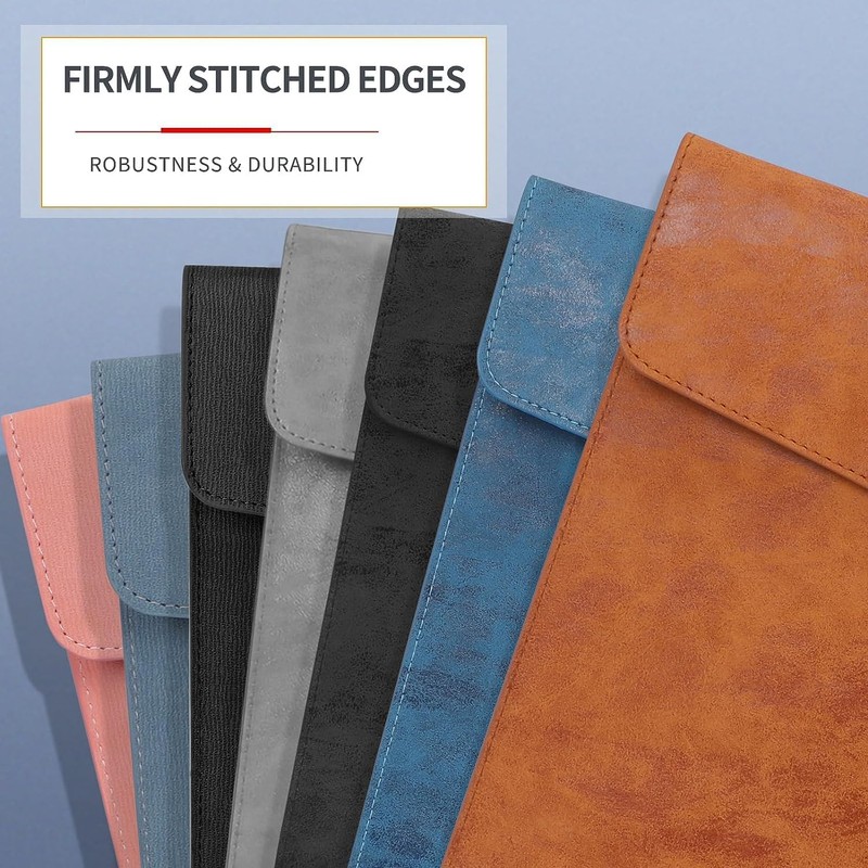 Document File Folder,Classycoo Waterproof Thin PU Leather A4 Envelope Folder