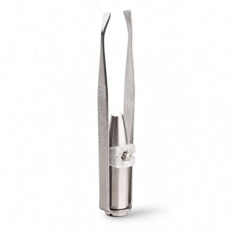 LED Eyebrow Tweezer for Precise Grooming – Portable Steel Hair