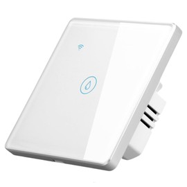 Smart Immersion Heater Timer Switch, 40A 8000W WiFi Water Heater Smart Switch Smart Touch Boiler Switch with Timer with APP Remote & Voice & Touch Control