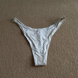 Skims Marble Swim Micro Tanga Bikini Bottoms, Size 4X NWT