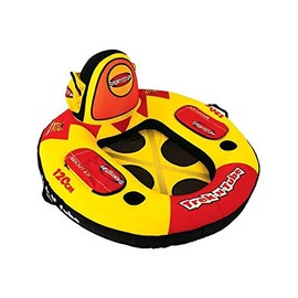 SPORTSSTUFF TREK N TUBE, 1 person, 50 in. (deflated) 48 in. (inflated), Yellow, Red, Black