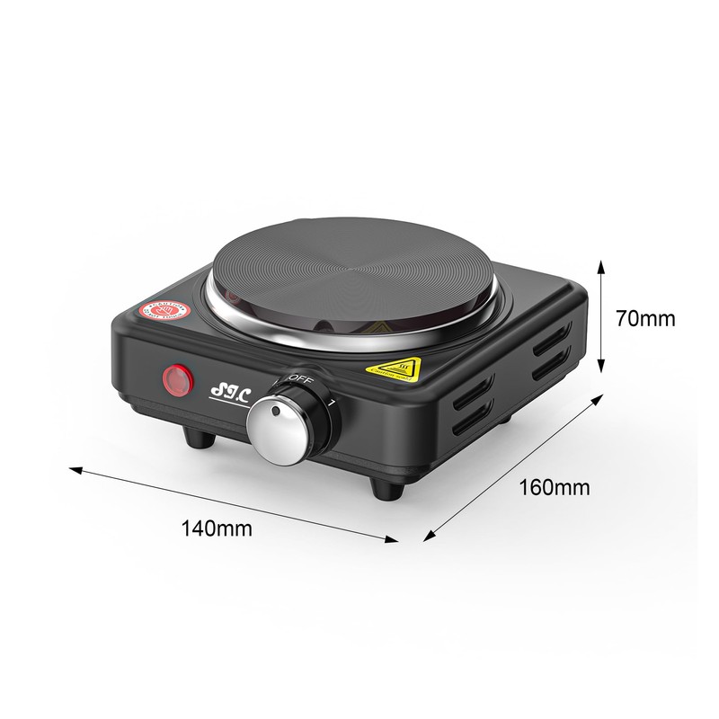 SIC Portable Electric Stove with Single Plate Portable Hob Cast