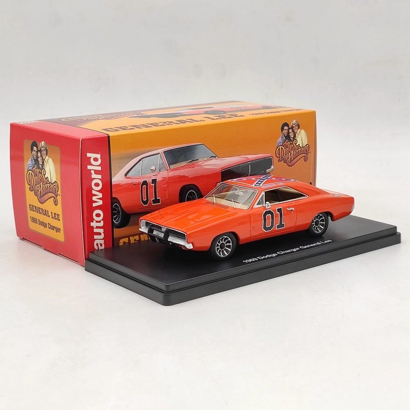 Auto World 1:43 Dodge Charger General Lee 1969 AWRSS1151 Resin