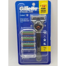 Gillette NIB Gillette ProGlide Razor for Men Handle 4 Blade Refills, Comfortable Shave