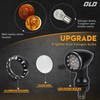 NTHREEAUTO Bullet Rear Turn Signals LED Motorcycle Blinkers Amber Red