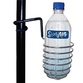 SwirlyGig SG2020 II Drink Holder for 1 Tubing, Silver