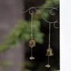 Relaxdays Wind Chime Bells, Set of 4, Feng Shui Glockenspiel,