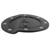 Fuel Door Cover Gas Tank Cap Lid Black Fit for