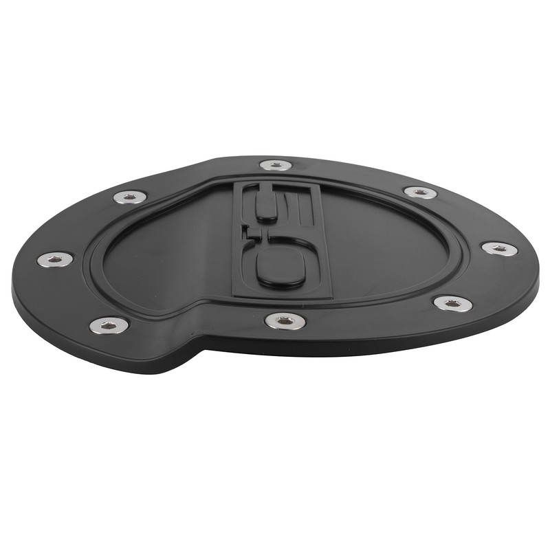Fuel Door Cover Gas Tank Cap Lid Black Fit for
