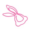 100Pcs Kids Paper Clips Bunny Style Strong Metal Exquisite Color