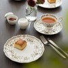 Narumi 52443-1410 Milano Plate, Black, 7.5 inches (19 cm), Made