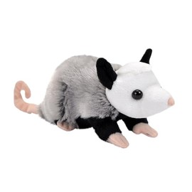 Wild Republic Pocketkins Eco Opossum, Stuffed Animal, 5 Inches, Plush Toy, Made from Recycled Materials, Eco Friendly
