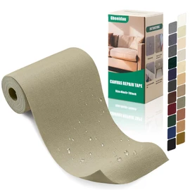 Gheeidau Canvas Repair Tape 4×70 Inch Waterproof Self-Adhesive Fabric Repair Patch for Repairing Boat Covers,Tents,Patio Umbrellas,Car Seats,Luggage,Sofas.(Khaki)