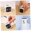 MAGICLULU Portable Digital Cube Timer for Study Cooking and Baking