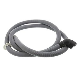 AEG Drain Hose 31/21 mm Diameter 2.25 m for Dishwasher, Stainless Steel, Grey, Pack of 1, EAN: 7321424004768, 182g, 2230mm