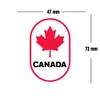 Canada Iron on Screen Print Transfers for Fabrics Maple Leaf
