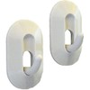 Fuoequl White Magnetic Hooks Magnetic Hooks for Refrigerator Kitchen Towel