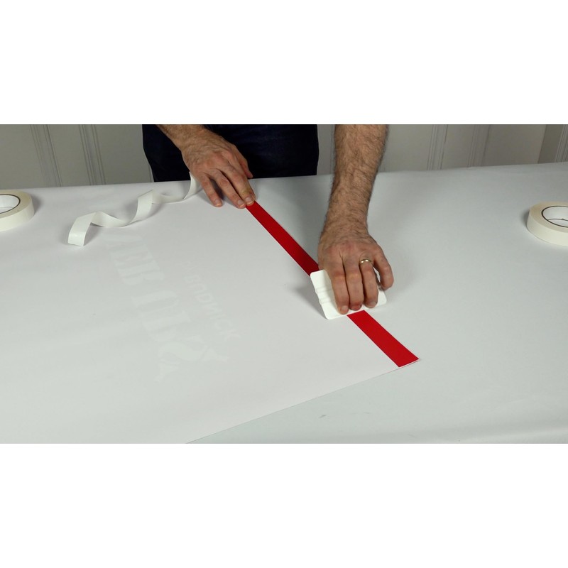 Banner Ups TigerTape - Premium Double-Sided Banner Hem Tape -