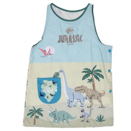 Marushin 4985014000 Run Apron, Jurassic World, Yurassic World, Jurassic World, Jurassic Movie, Characters, Apron, Pocket, TC, Kappogi, Kappogi, For Women, Nursery School, Kindergarten, Teacher, Adult,