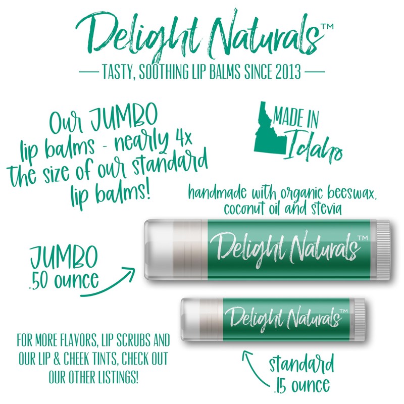 Delight Naturals JUMBO Lip Balm - Camphor