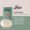 Floid Vetyver Splash Bath Soap, 100% Vegetable Bath Soap Bar