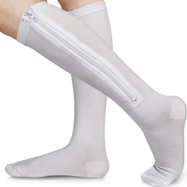 Ailaka Medical 15-20 mmHg Zipper Compression Socks Women Men