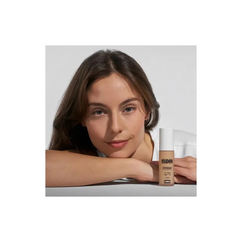 Isdin Coverage Base De Maquillaje Alta Cobertura Con Protector Solar