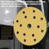 150mm Sanding Discs,6 Inch 15 Hole Sanding Discs,Hook and Loop