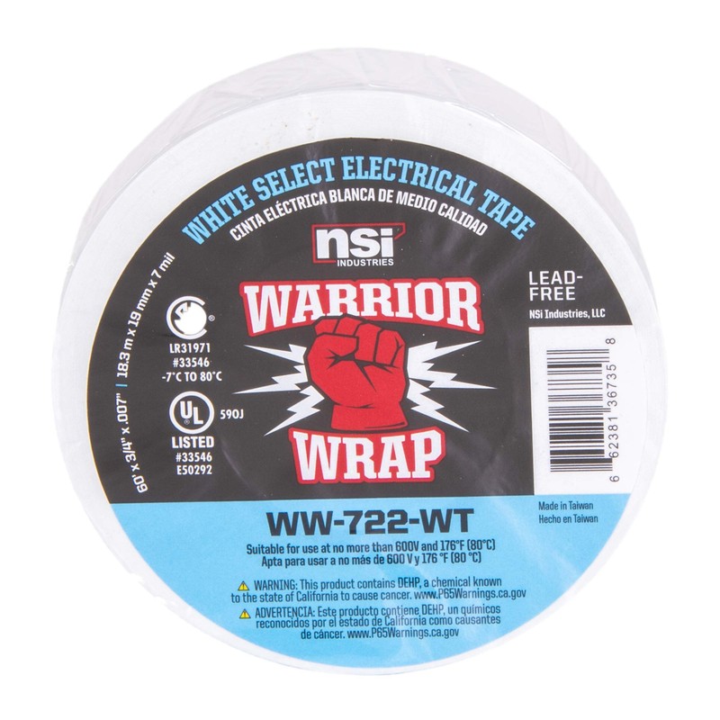 WarriorWrap Select 3/4 in. x 60 ft. 7 mil Vinyl