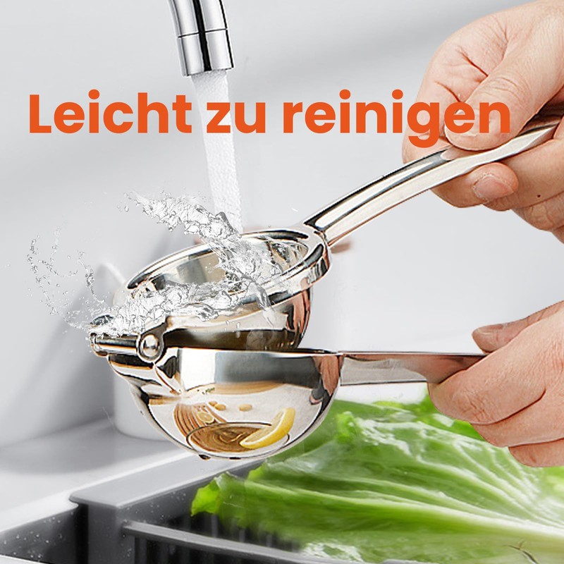 HYSHLC Stainless Steel 304 Lemon Squeezer, Hand Press, Lime Squeezer,