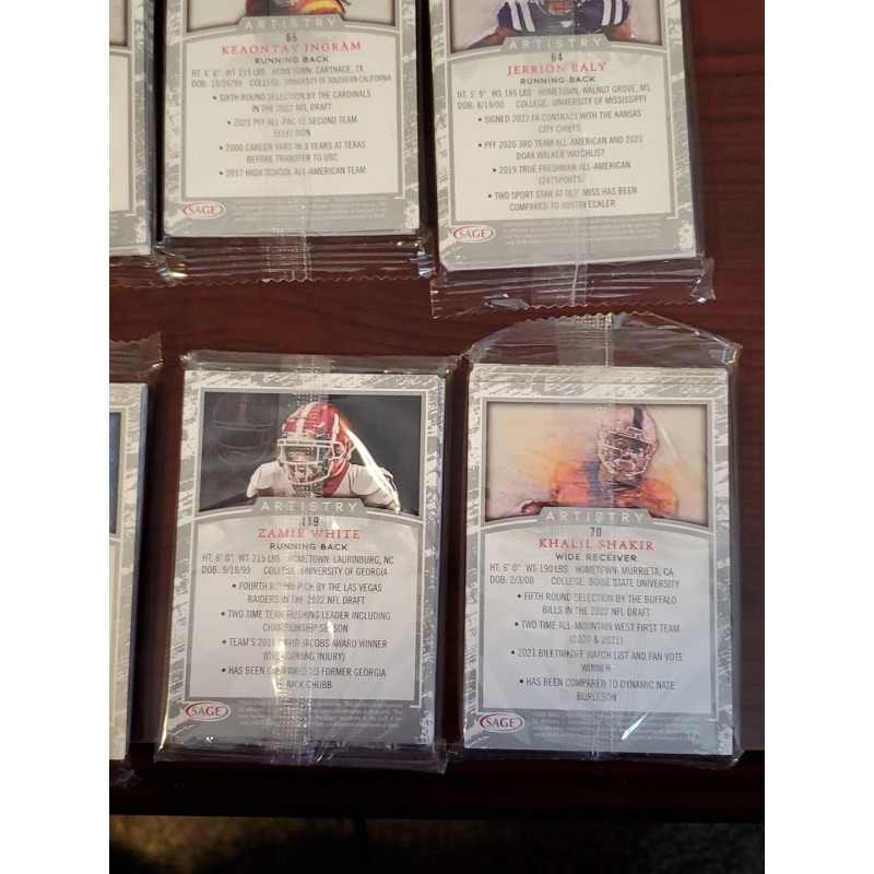 2022 Sage Artistry Football - Sealed / Unopened Random Pack