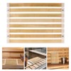 Beavorty Bamboo Sauna Cushion High Temperature Resistant Support Mat Quick-Drying