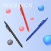 InkSlick Bulk Pens, 50 Pack No Bleed Black Retractable Ballpoint