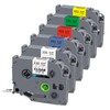 Unismar 6-Pack Compatible for Brother P Touch TZe-231 131 431