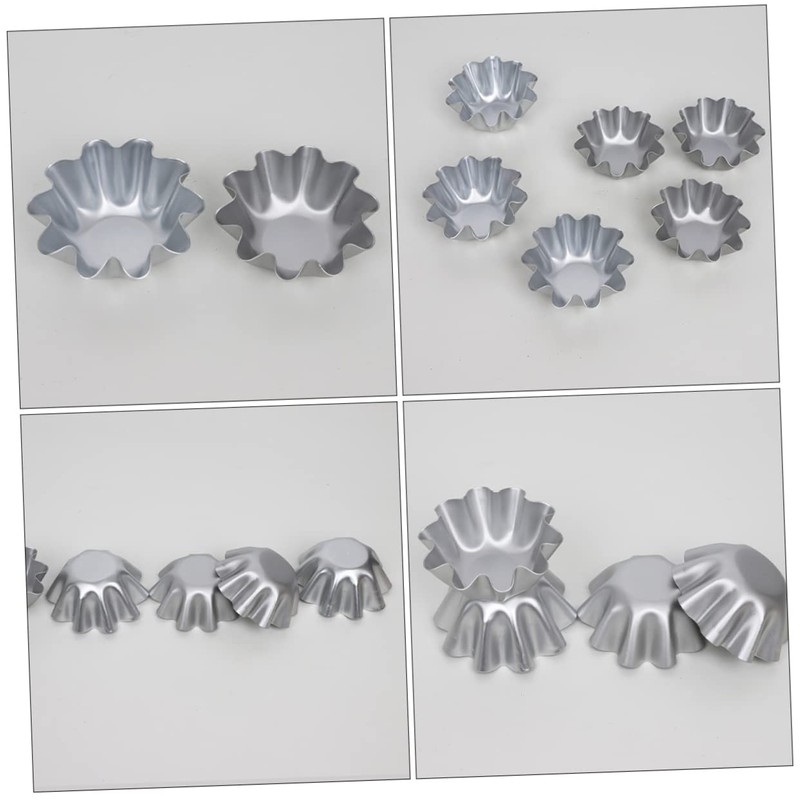 LABRIMP Metal Jelly Molds 6pcs Tart Molds Non Stick for