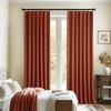 MIULEE 96 Inches Long Pinch Pleated Curtains Blackout, Linen Pinch