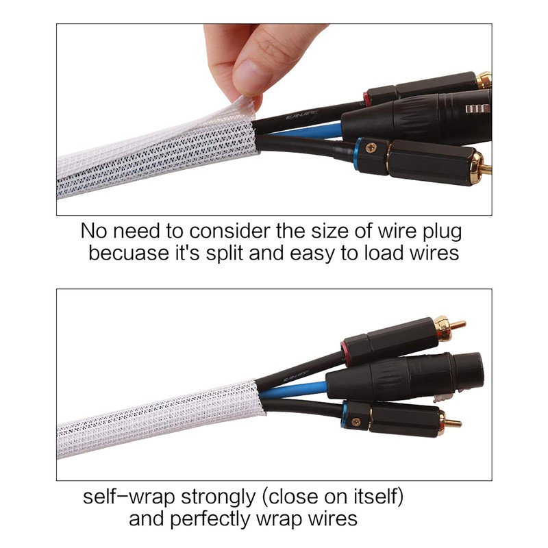 Alex Tech self locking cable conduit woven cable sheath cable