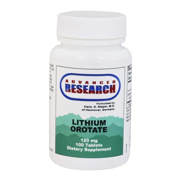 Lithium Orotate 100 Tabs
