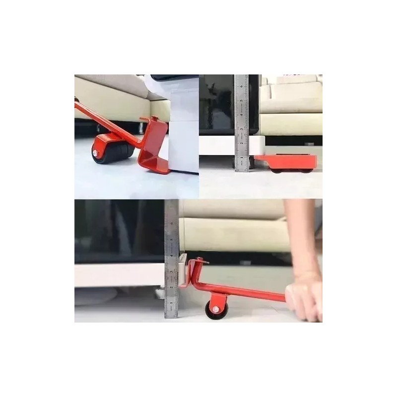 ML Set Universal Mover Muebles Pesado Herramienta Rueda